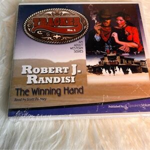New Sealed Audio Book CDs The Winning Hand Adult Western Tracker Robert Randisi